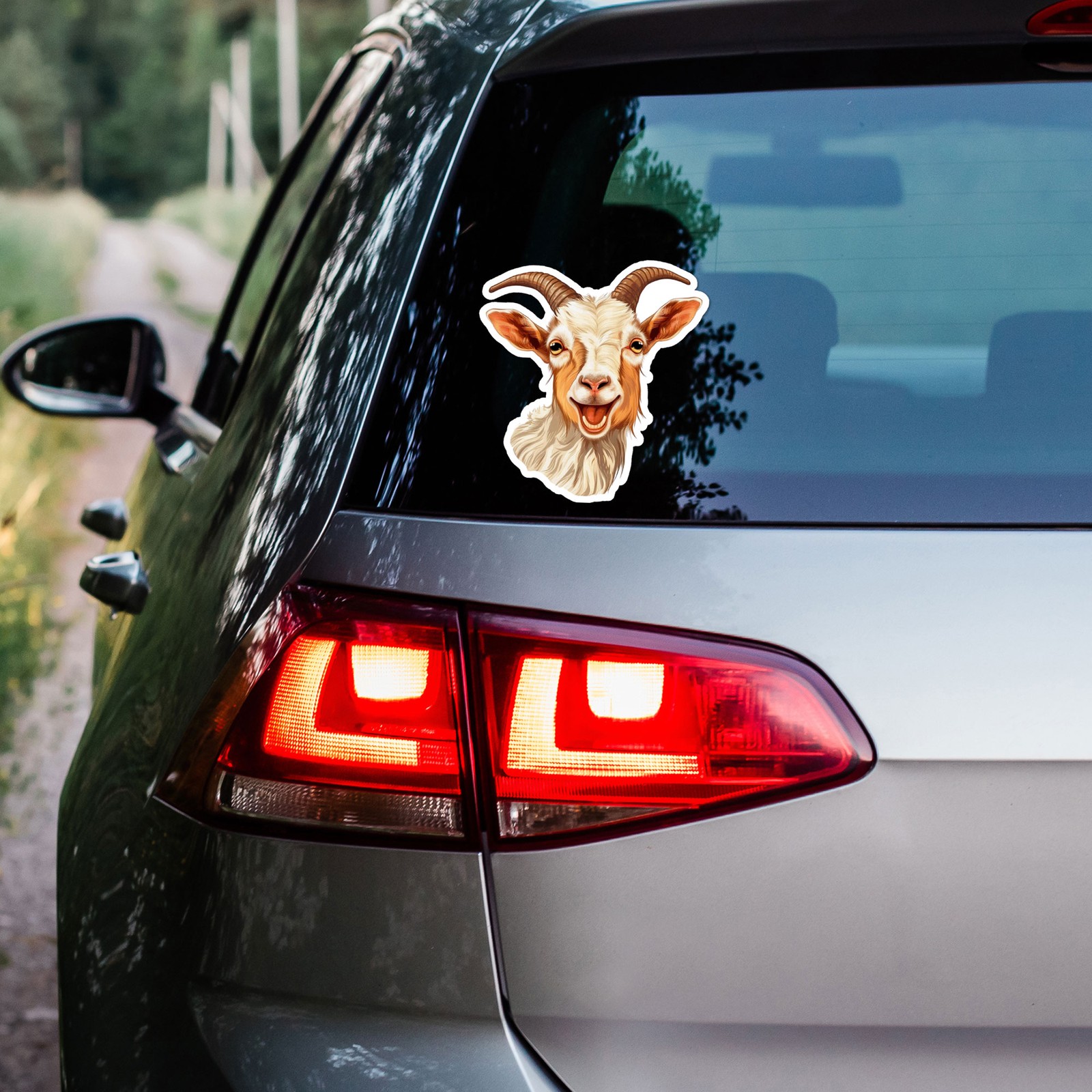 Funny Goat – Vinyl Decal Sticker – Car Window Laptop – ebn11912