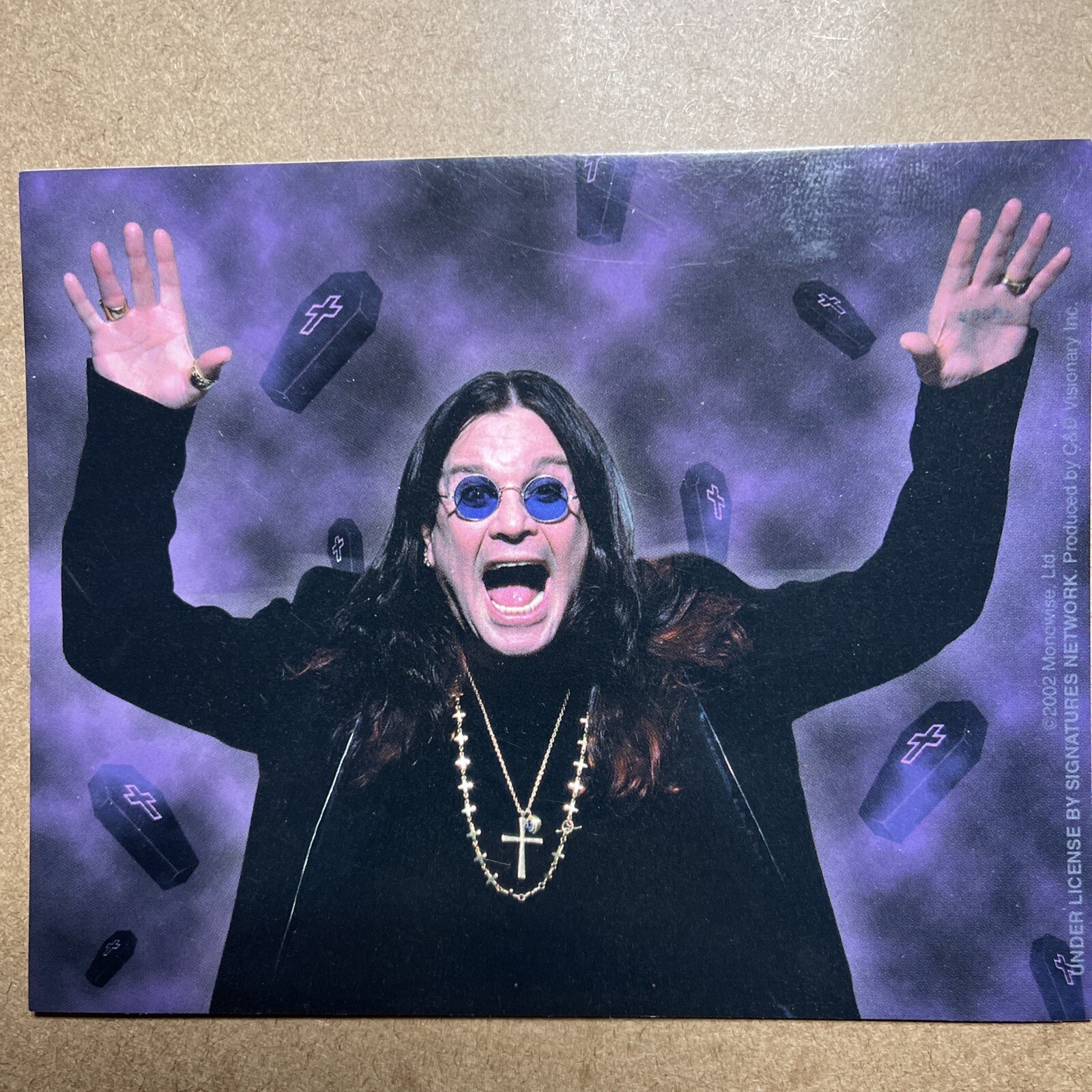 Ozzy Osbourne vinyl stickers: Great Condition, Vintage 2002, Licensed, Rare
