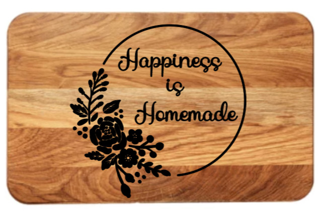 Happiness is Homemade Vinyl Decal Bumper Sticker Car Truck SUV Window Mirror Art