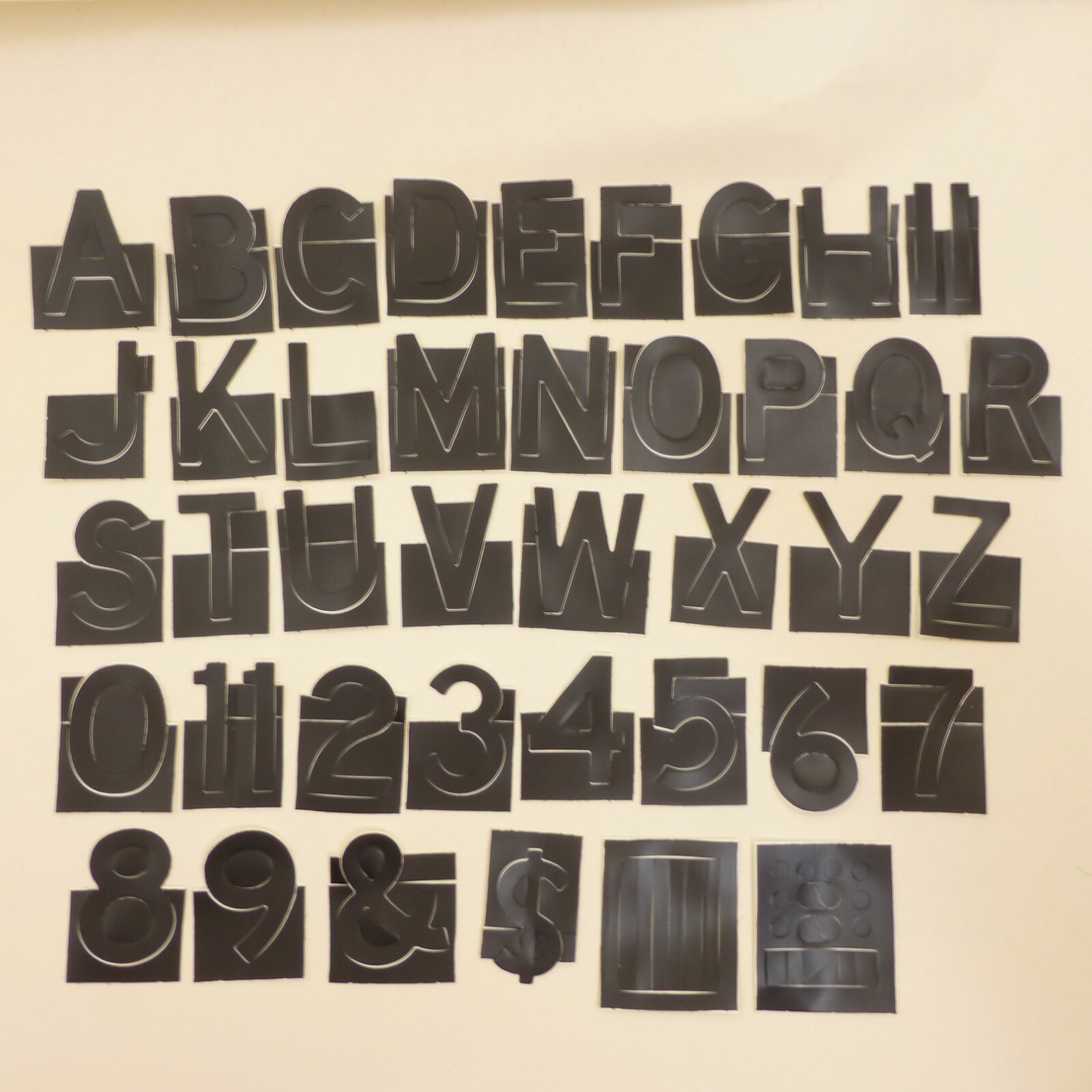 Choice of 2" Black Removeable Custom Stick-On Vinyl Stickers Letters Numbers