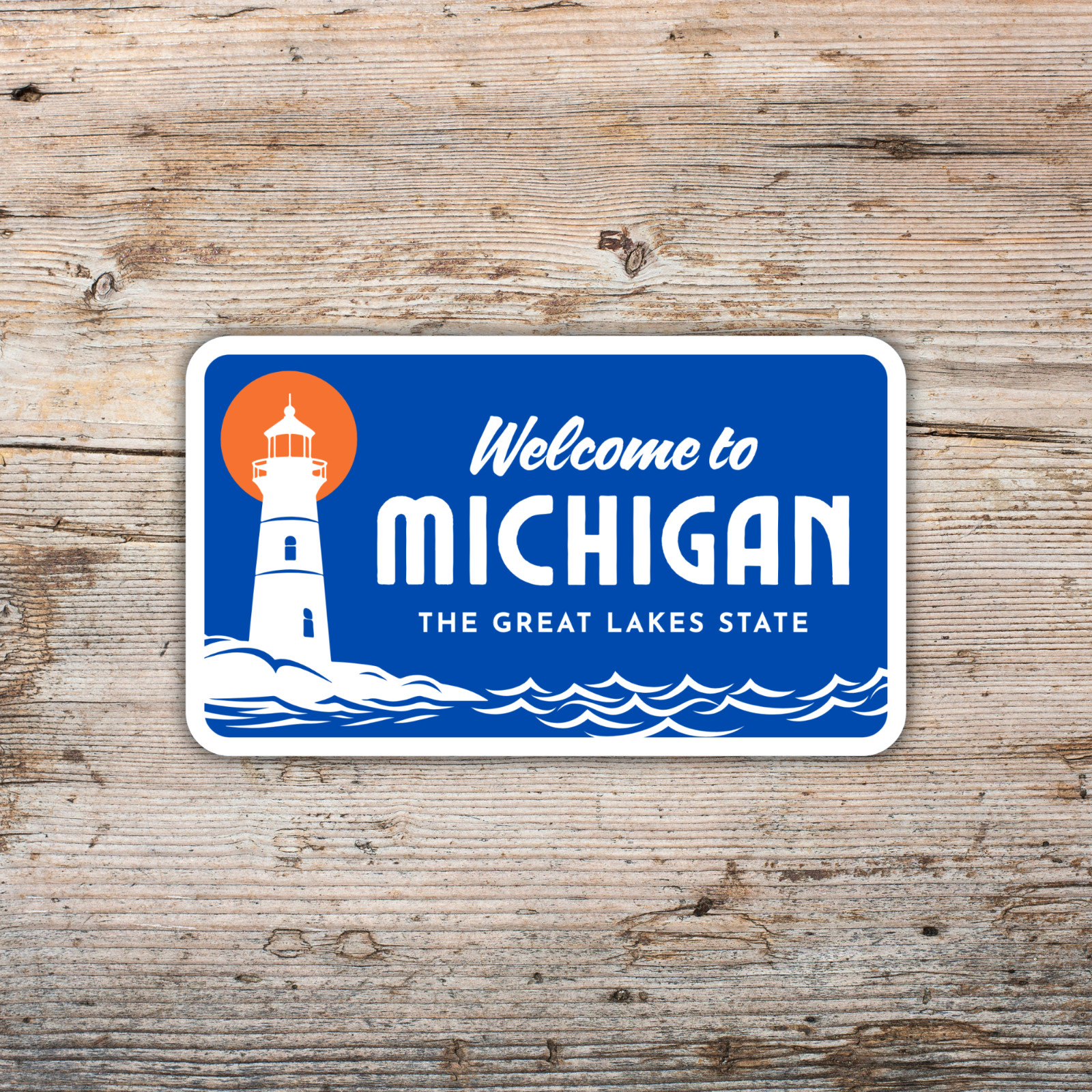 Welcome to Michigan Sticker The Great Lakes State Vinyl Waterproof Decal