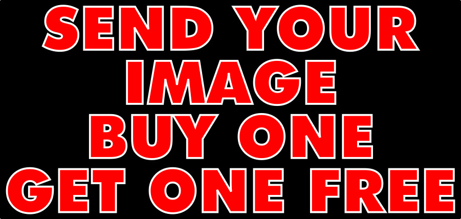 TWO PACK CUSTOM COLOR VINYL DECAL STICKER LABEL WATERPROOF FIVE YEAR LIFESPAN