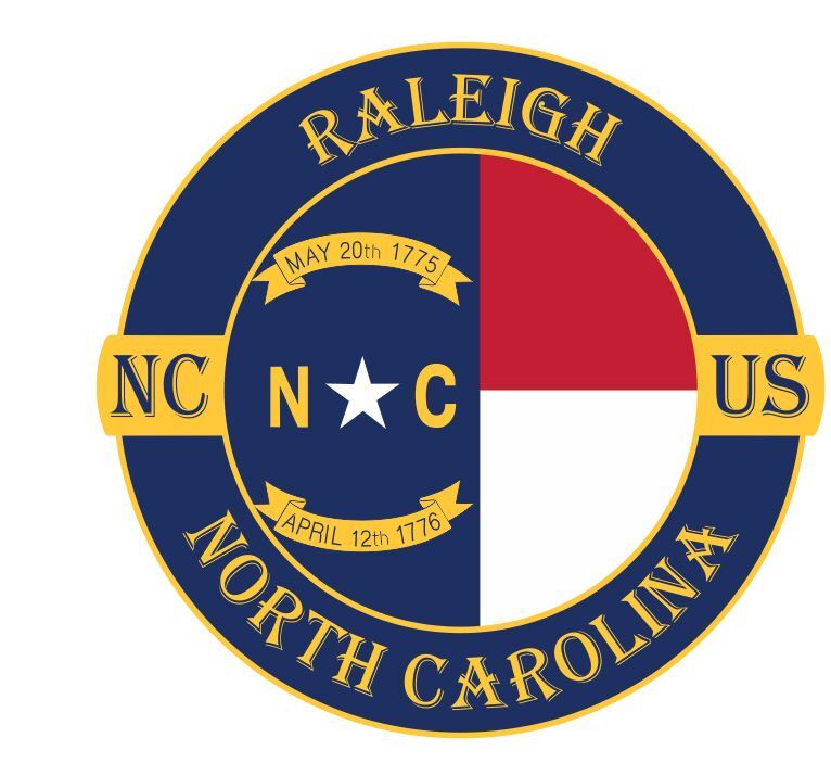 Raleigh North Carolina Sticker Decal A601