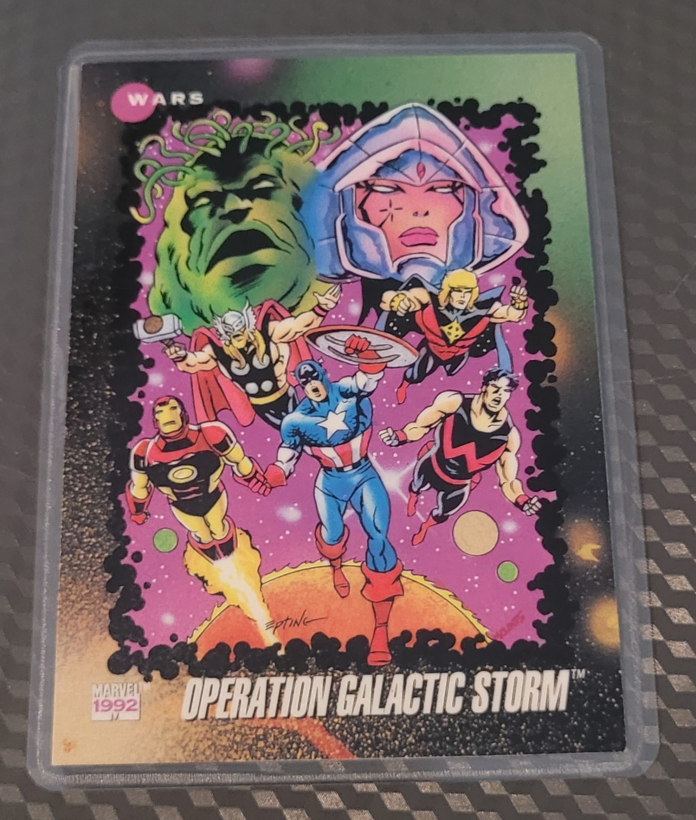 1990's Marvel Universe WARS Fridge/Locker/Cabinet Laminated Magnet Comic books