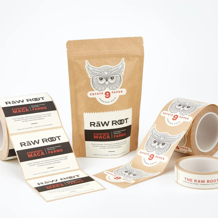 3" Custom Roll Circle Stickers and Labels. Your own design is printed Bulk