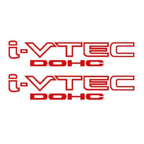 Pick your color of 2x i-VTEC DOHC JDM Sticker Decal Vinyl JDM Honda Acura ivtec