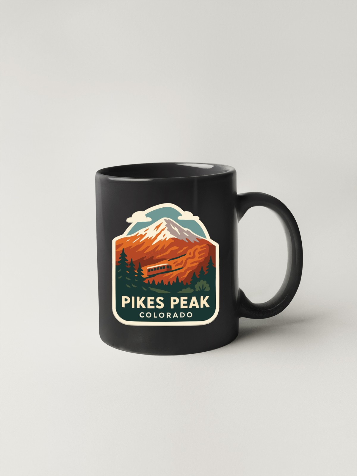 Pikes Peak Colorado Sticker Decal Vinyl Die-Cut Symbolic Landmark Design