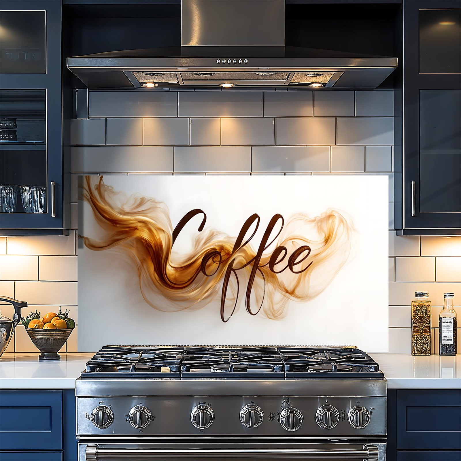 Kitchen Backsplash Stickers Waterproof Stove Backsplash Protector, 30 X 16 in…