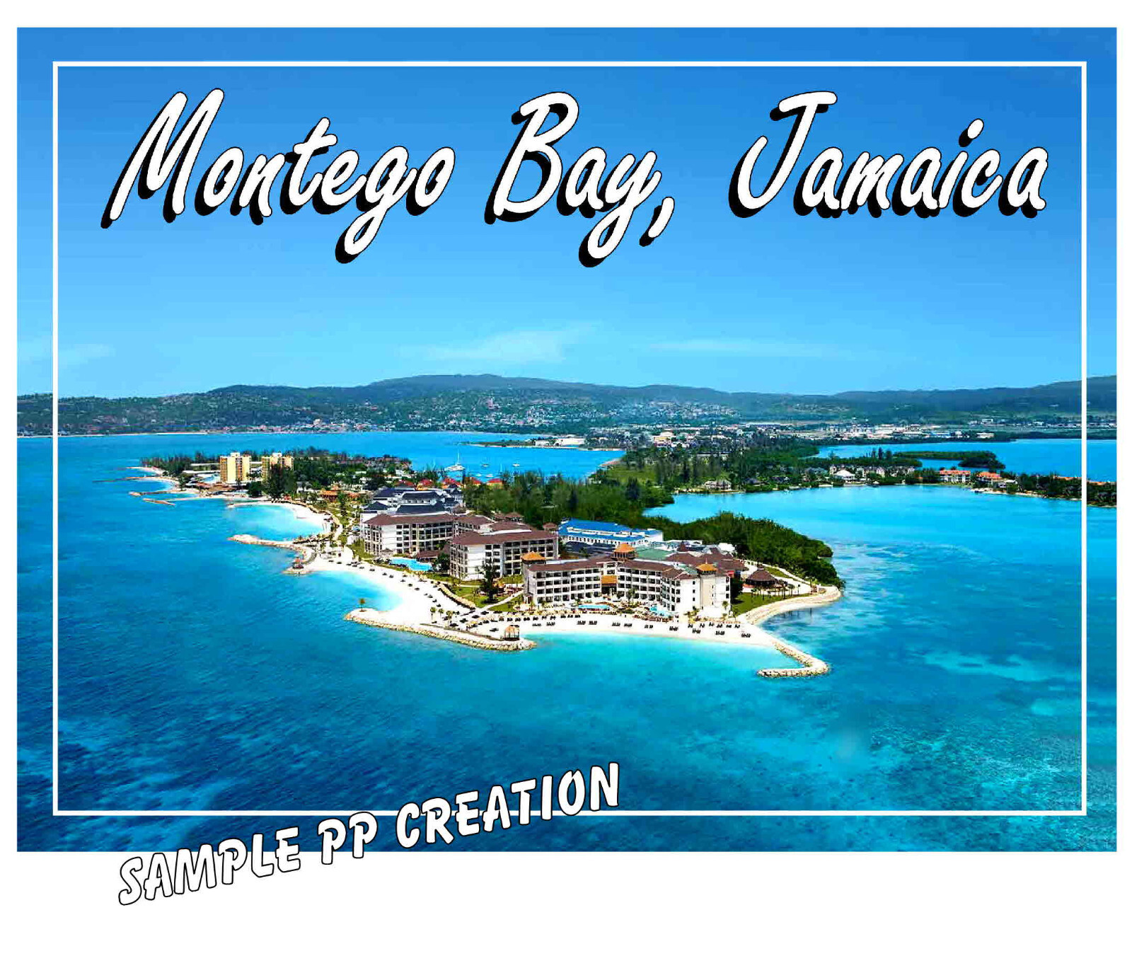 MONTEGO BAY, JAMAICA photo fridge MAGNET 4 X 3 inches TRAVEL