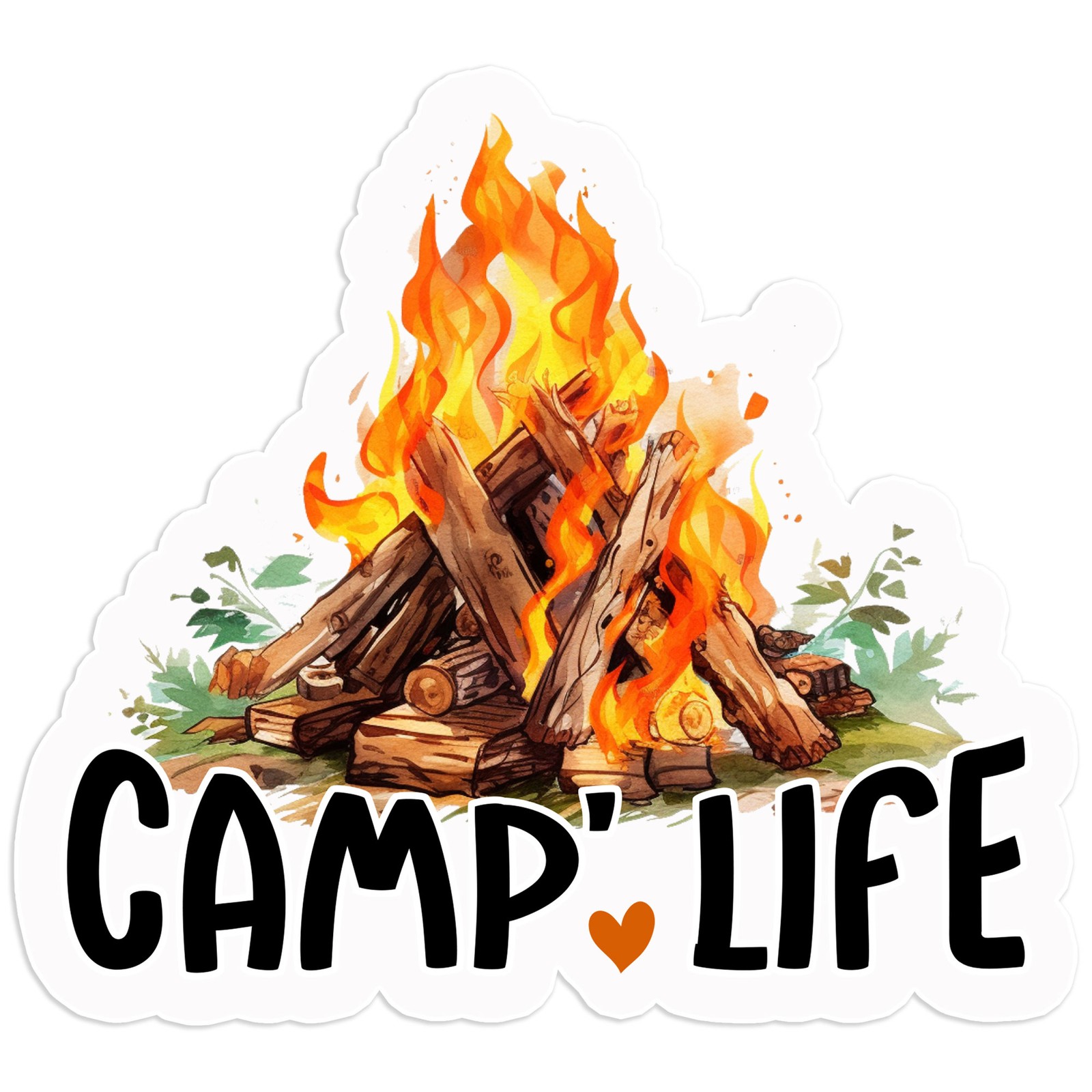 Camp Life – Vinyl Decal Sticker – Car Window Laptop – #942