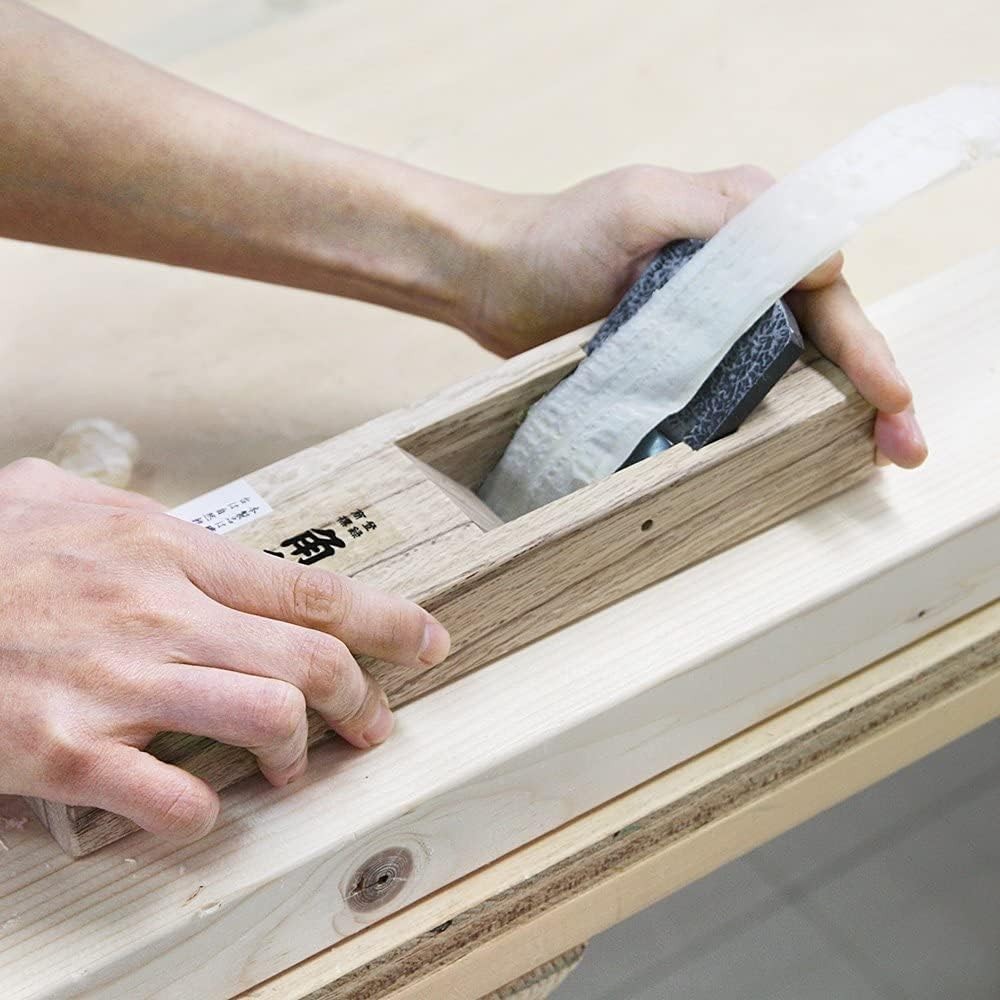 Professional Japanese 50mm Smoothing Plane – Eco Oak Body for Wood Finishing