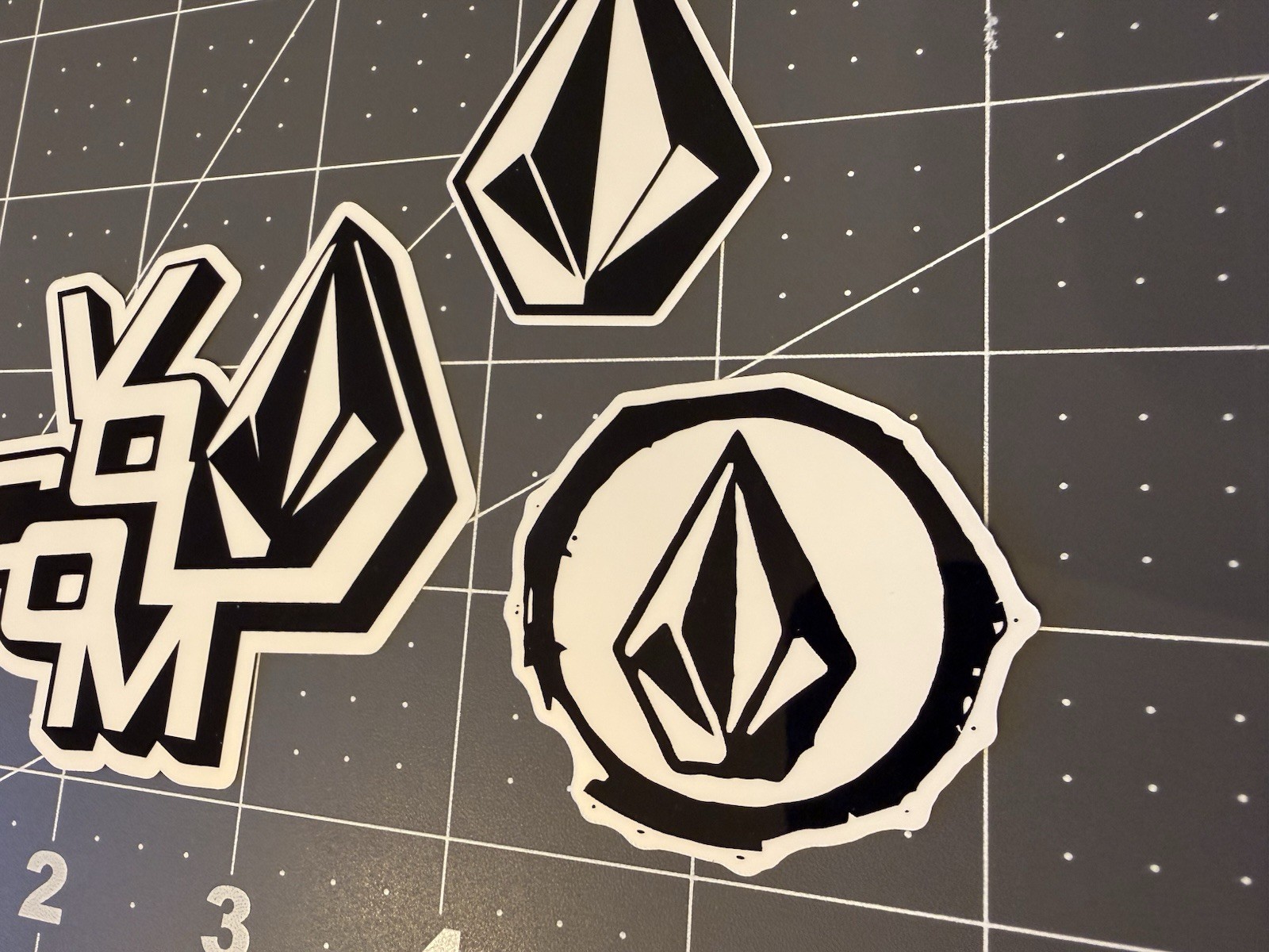 Volcom Stone Logo 3 Sticker Lot Bc