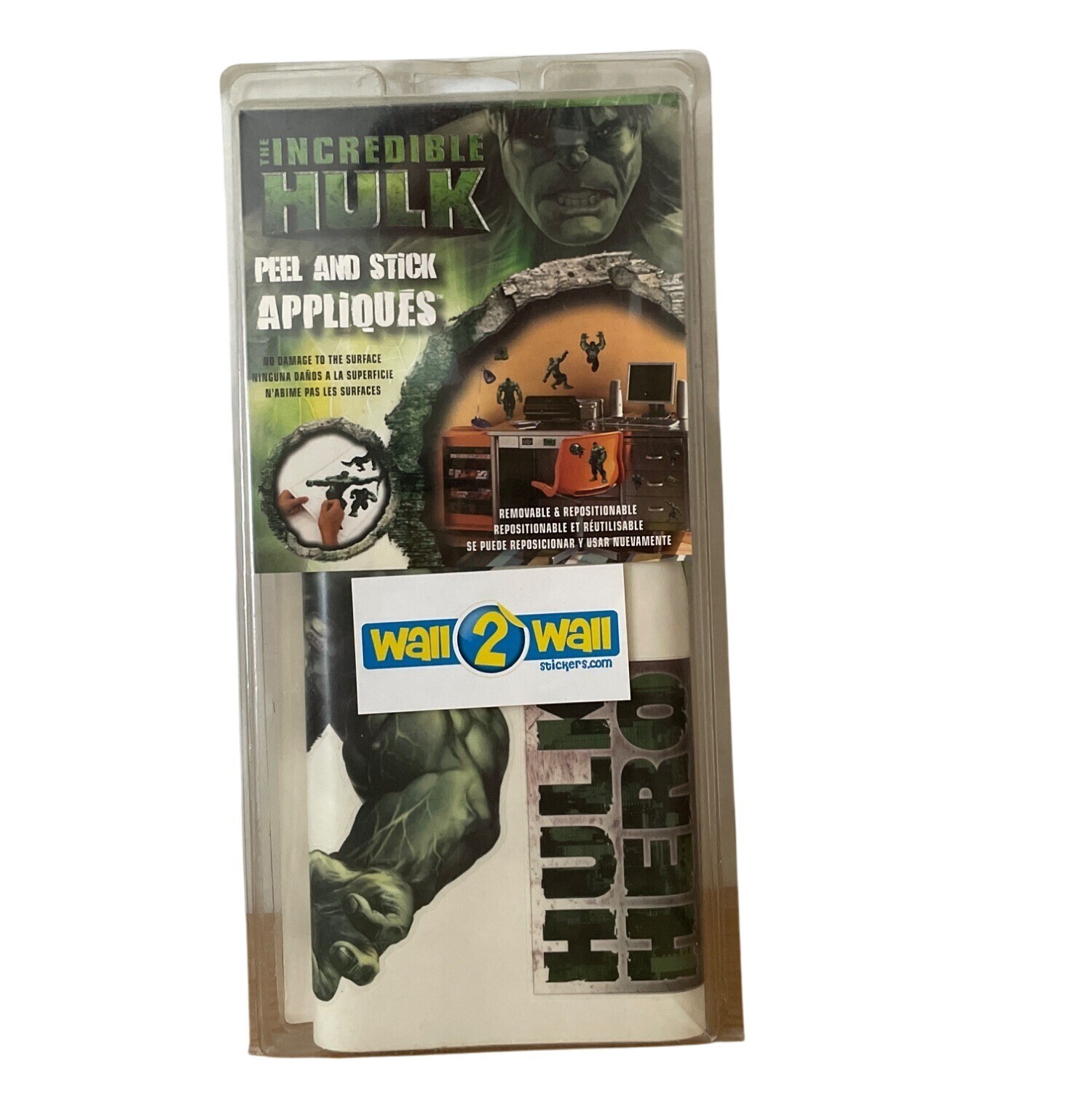 RoomMates The Incredible Hulk Peel and Stick Wall Decals Wall Art Decor Set 20+