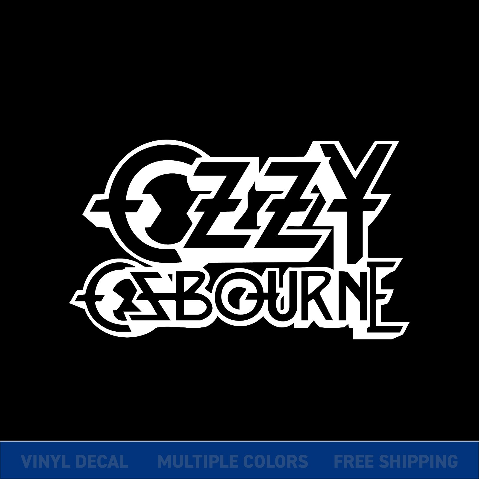 Ozzy Osbourne Logo – Rock Band Car Window Vinyl Decal Sticker | Premium Quality