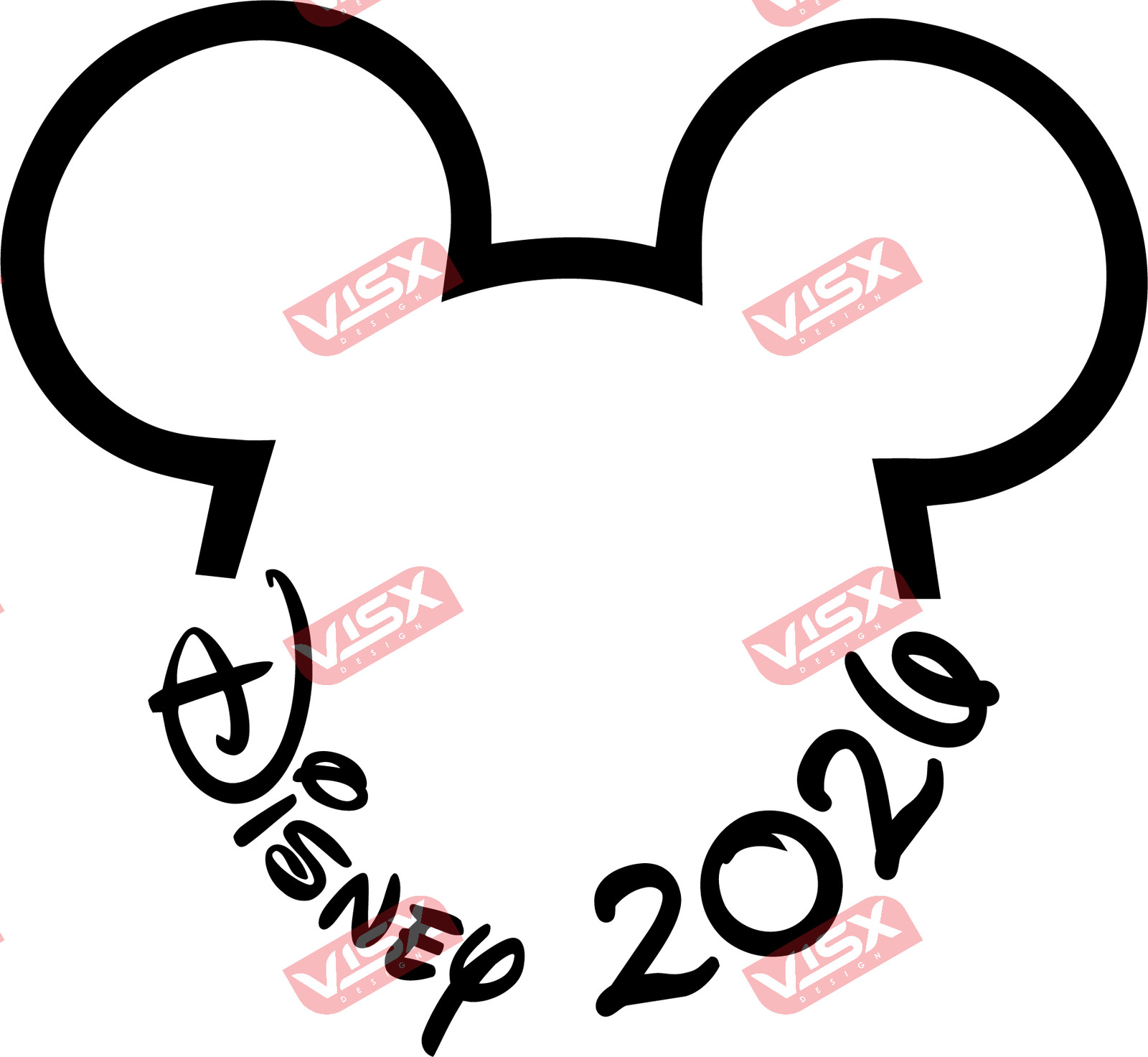 Disney 2026 Decal World Trip Vacation Family Car Window Bumper Laptop Sticker