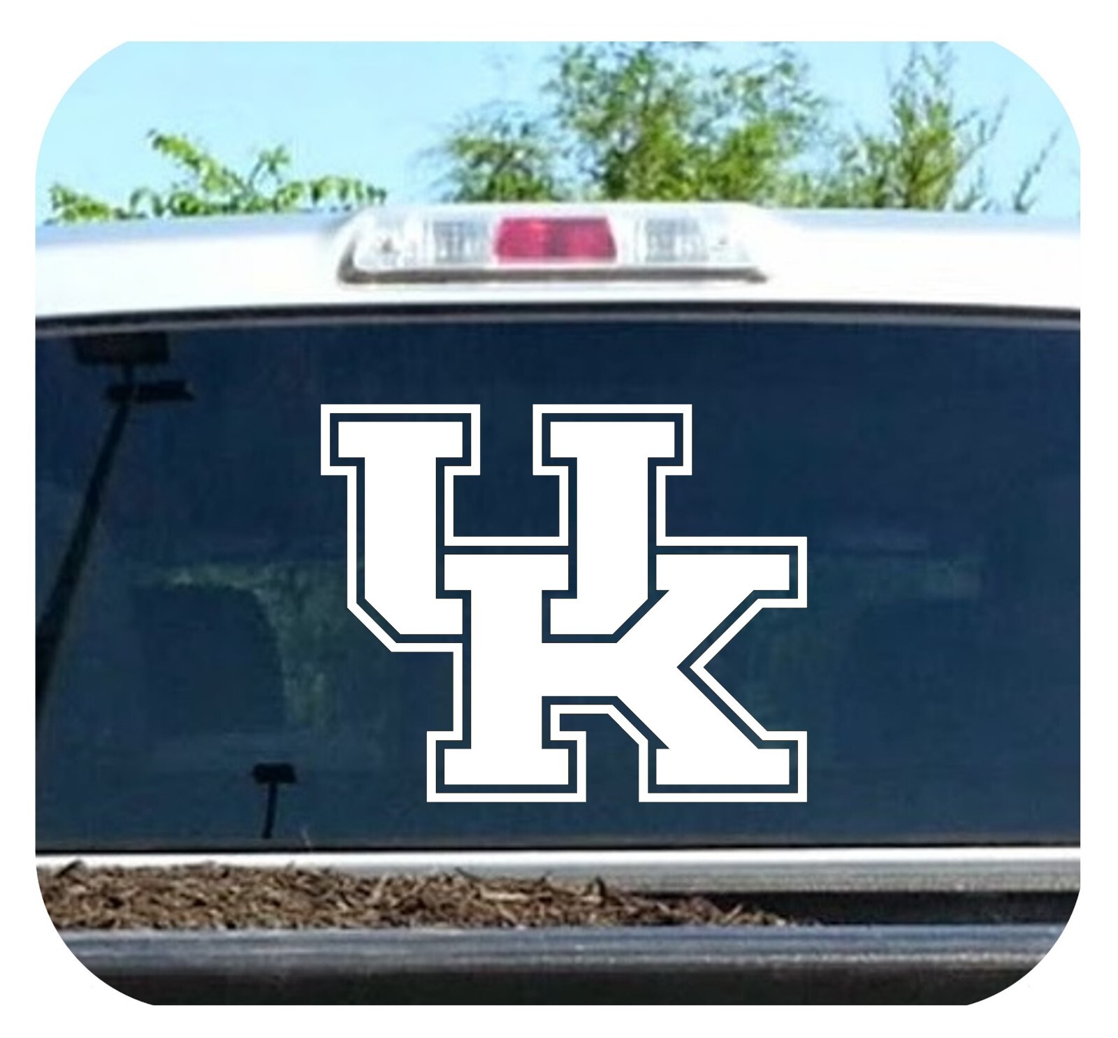 Kentucky Wildcats UK Basketball Logo Vinyl Decal Sticker Car Window Size & Color