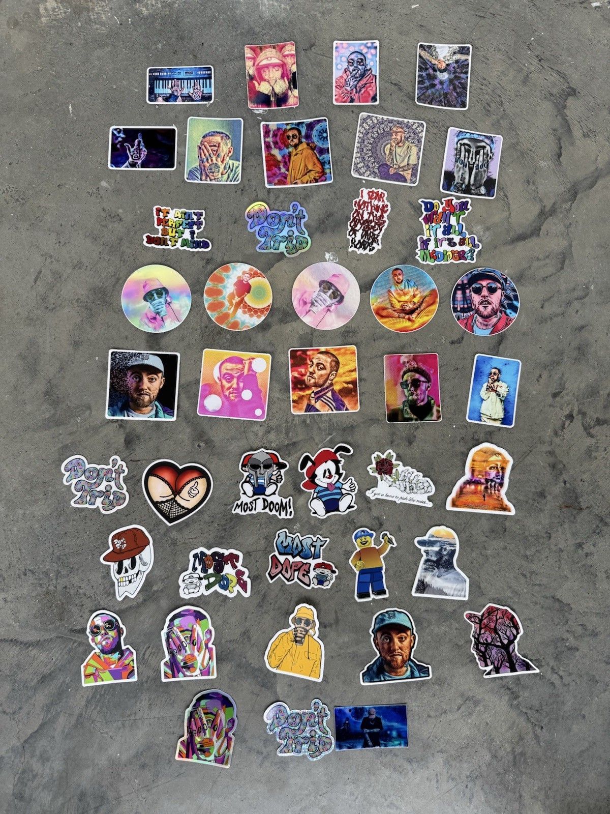 Mac Miller Sticker Pack – YOU CHOOSE 10 Stickers – Most Dope