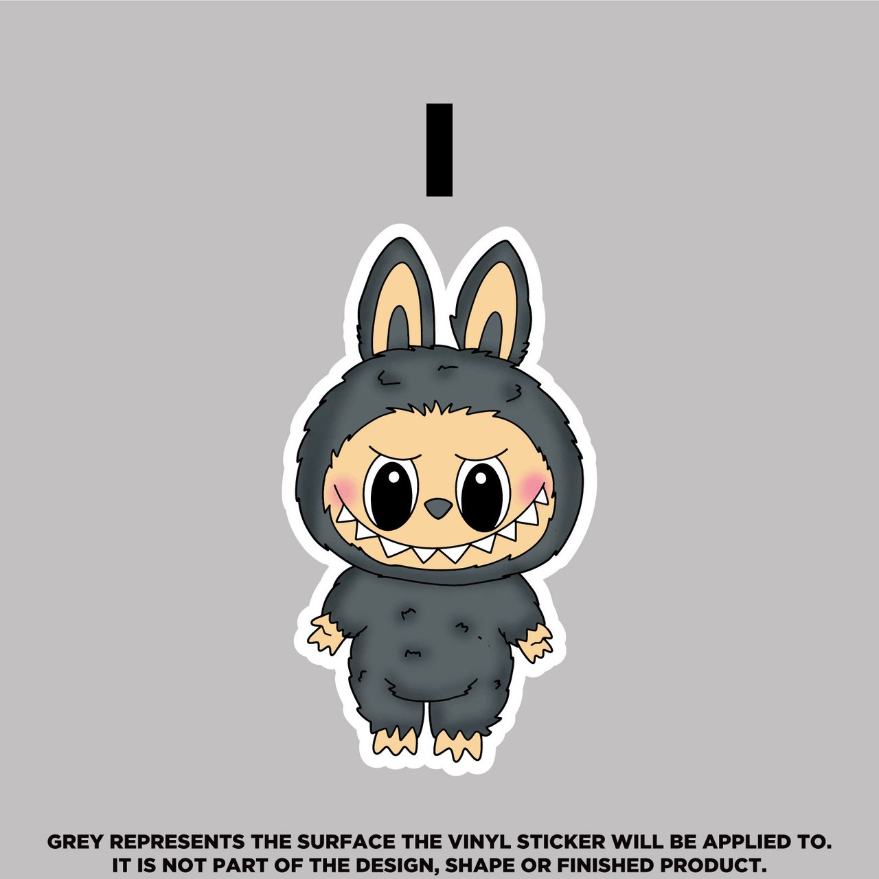 Labubu Vinyl Stickers – Waterproof, Scratch‑Proof, Dishwasher Safe Decals
