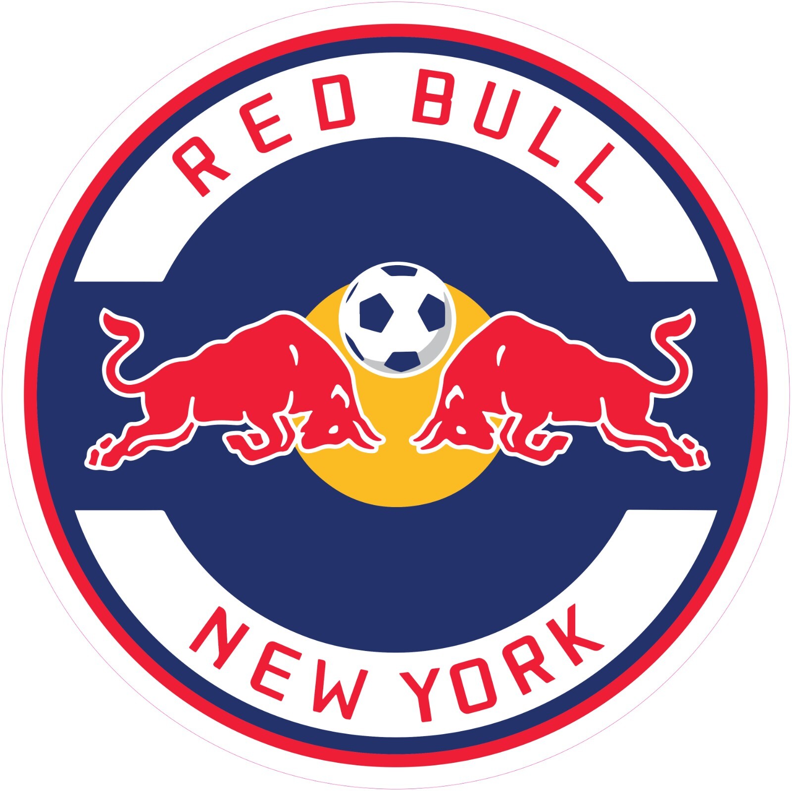 New York Red Bull Soccer Vinyl Decal Sticker Car Truck Bumper Laptop Mug Tumbler