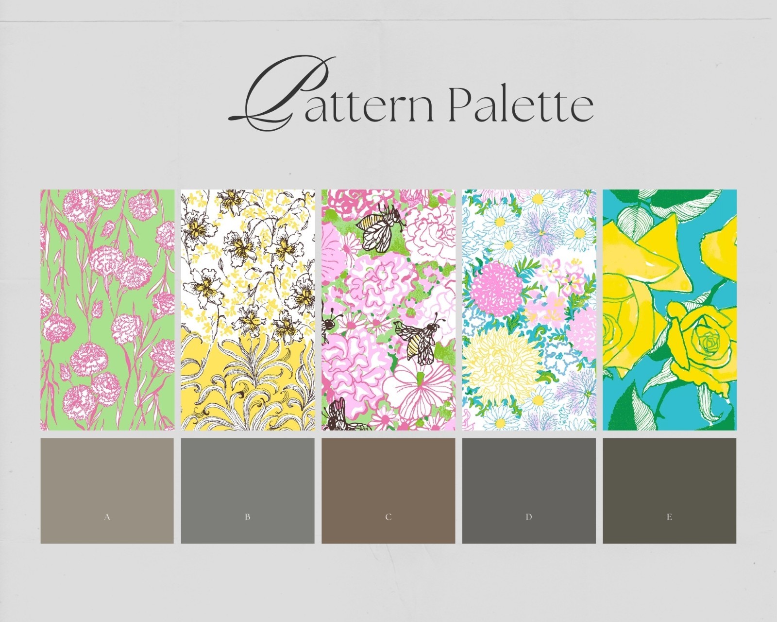 Lilly Pulitzer Pattern Vinyl & Iron on HTV for Cricut cutting machines