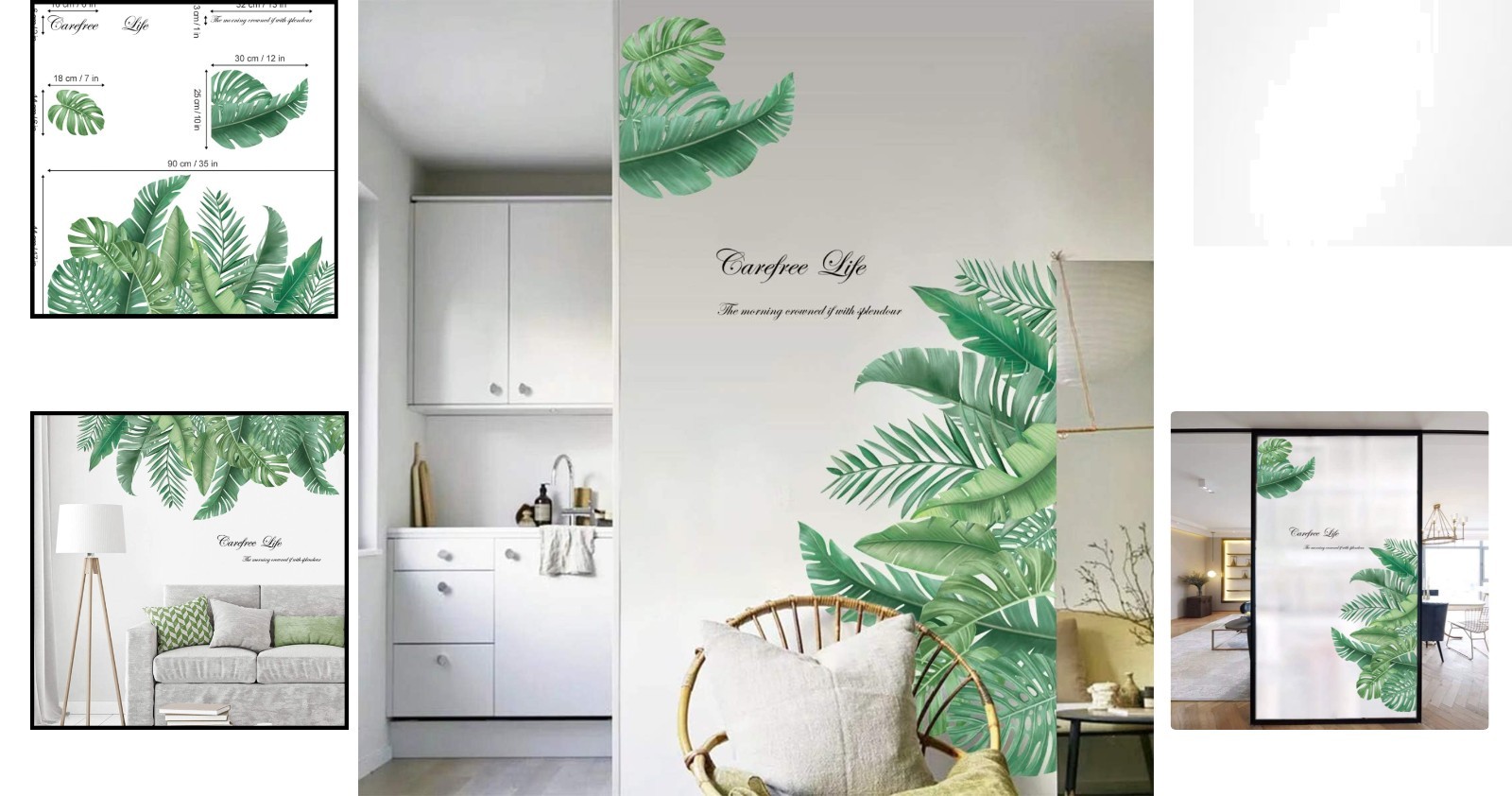 Transformative Green Leaves Wall Decor – Perfect for Indoor and Outdoor Spaces