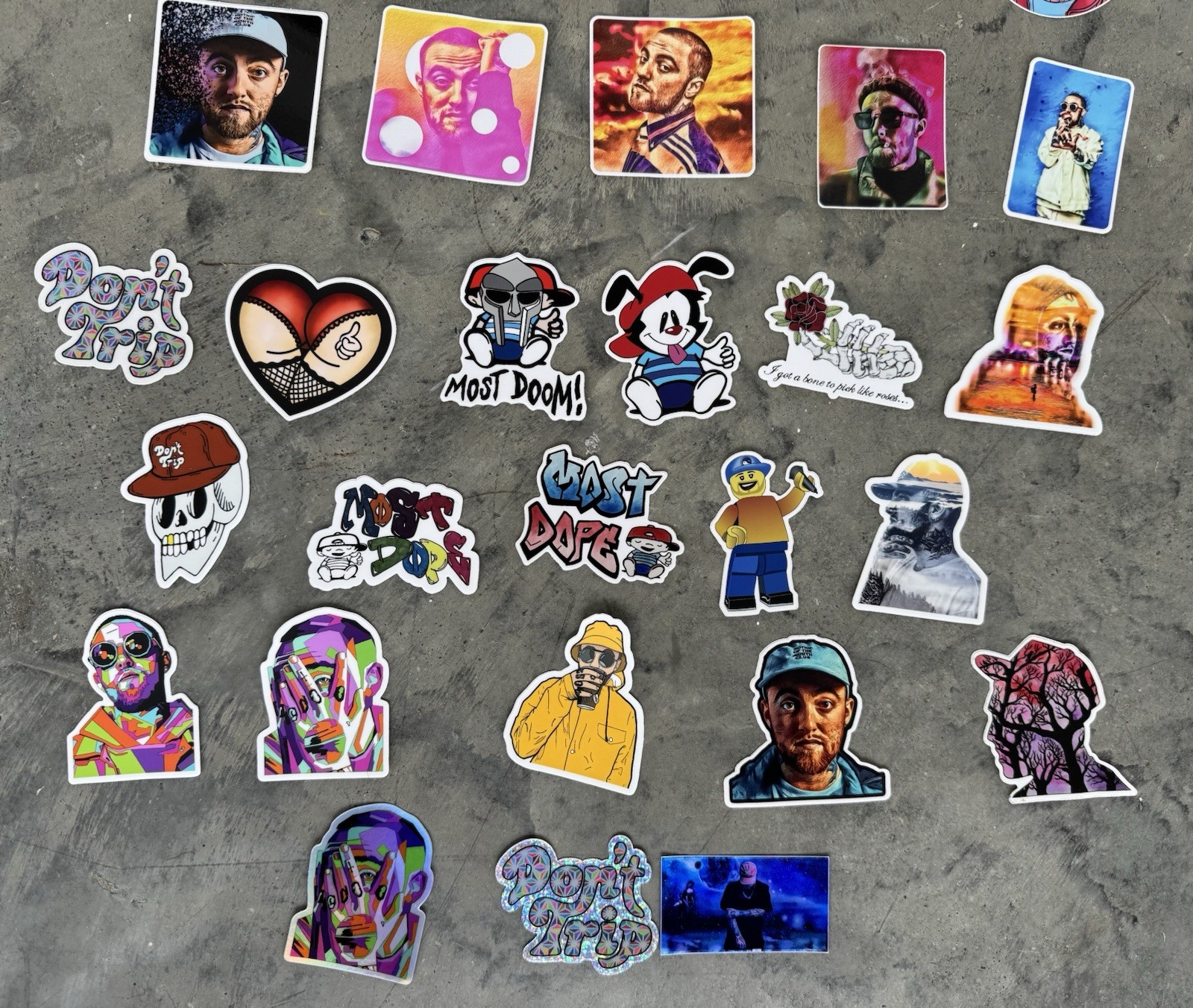 Mac Miller Sticker Pack – YOU CHOOSE 10 Stickers – Most Dope