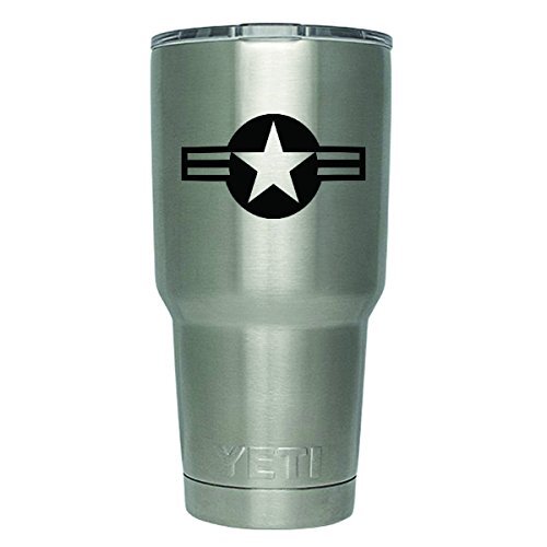 DD307 2 Pack- Roundel of The USA Decal Sticker (Decal ONLY Cup NOT Included) |