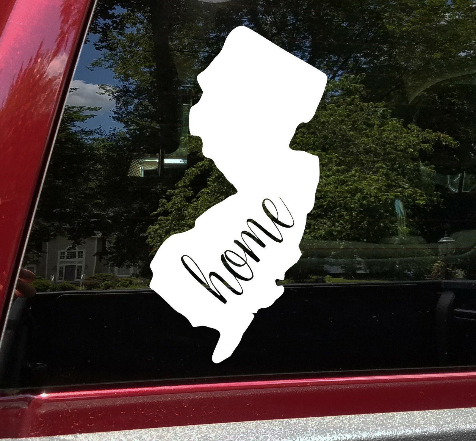 New Jersey Vinyl Decal – Home State Native New Jerseyan – Die Cut Sticker