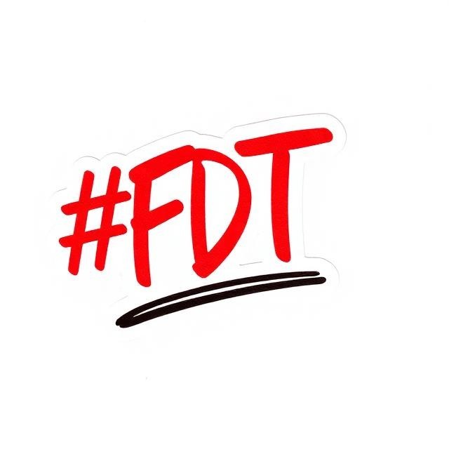 FDT Vinyl Sticker Anti Trump Protest Decal Political Humor Resistance