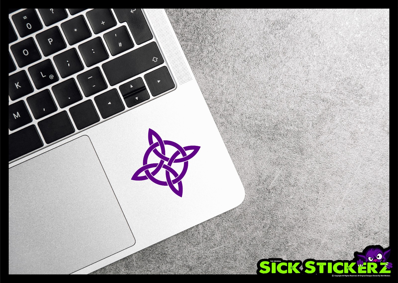 Wiccan Symbol Protection Sticker Decal Cars Emo Goth Witch Warlock Witchcraft