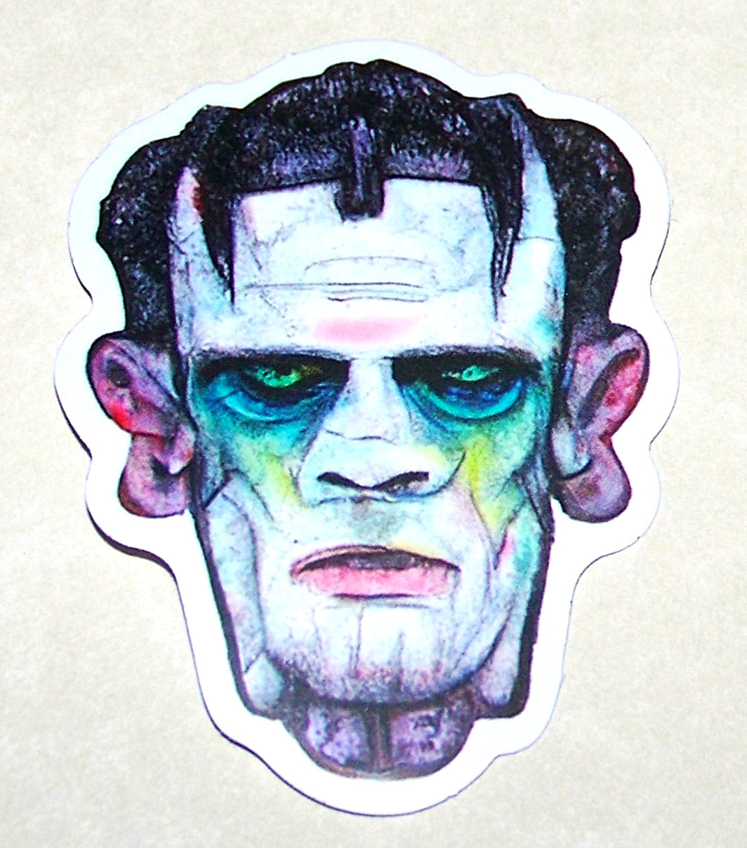 FRANKENSTEIN Cut Sticker Decal Monster Movie Horror Film Frankenstein
