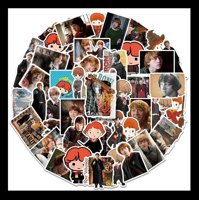 20 PCS Harry Potter Series Ron Weasley Character Stickers BRAND NEW