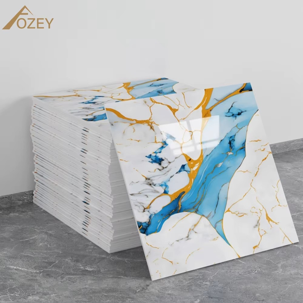 20pcs Faux Marble Wall Stickers Self-Adhesive Decals for Kitchen Bathroom