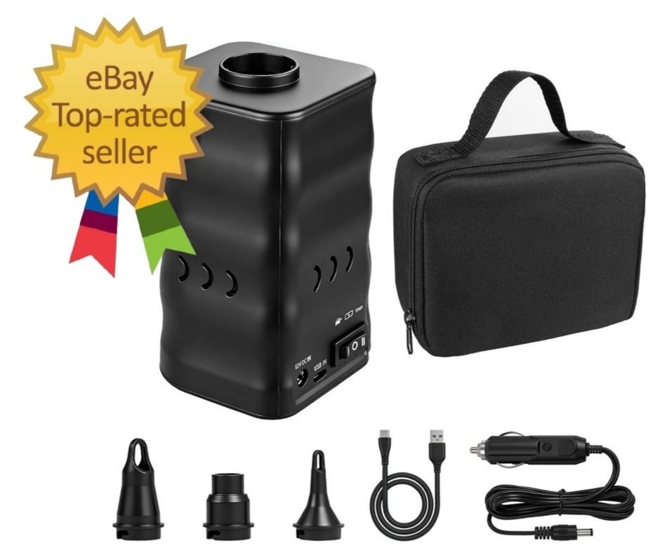 Portable Electric Air Pump with 6000Mah Battery for Quickly Inflatables and Defl