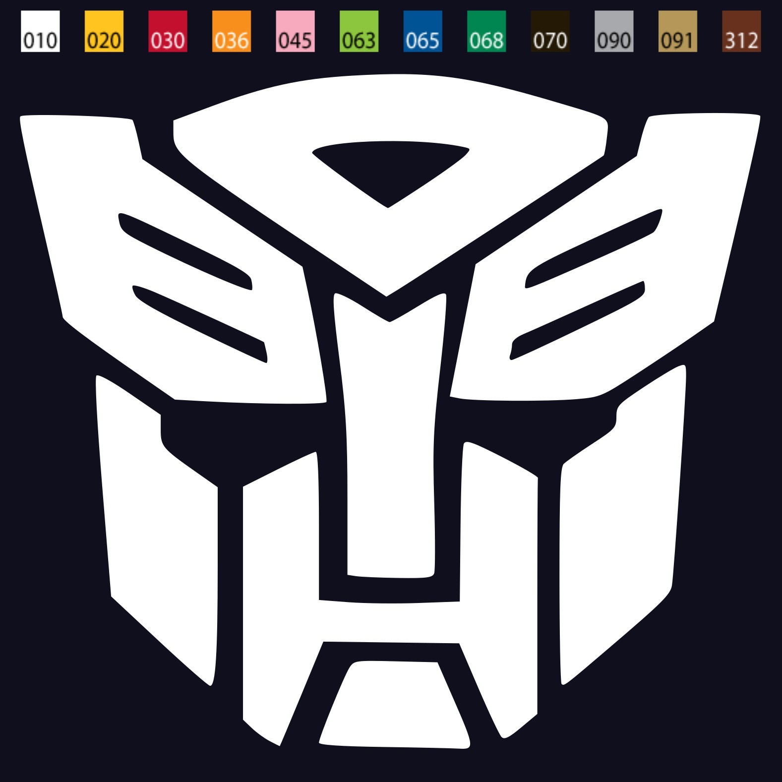 TRANSFORMER Autobot Phone/Car/Window/laptop Vinyl Decal DIE CUT CM001