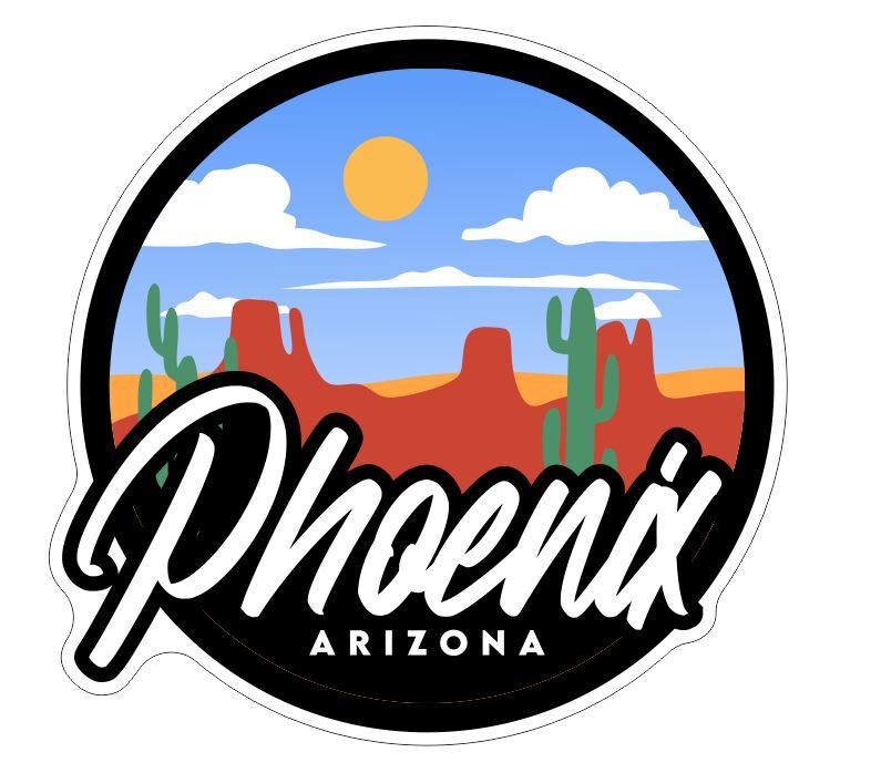 Phoenix Arizona Sticker Decal A755