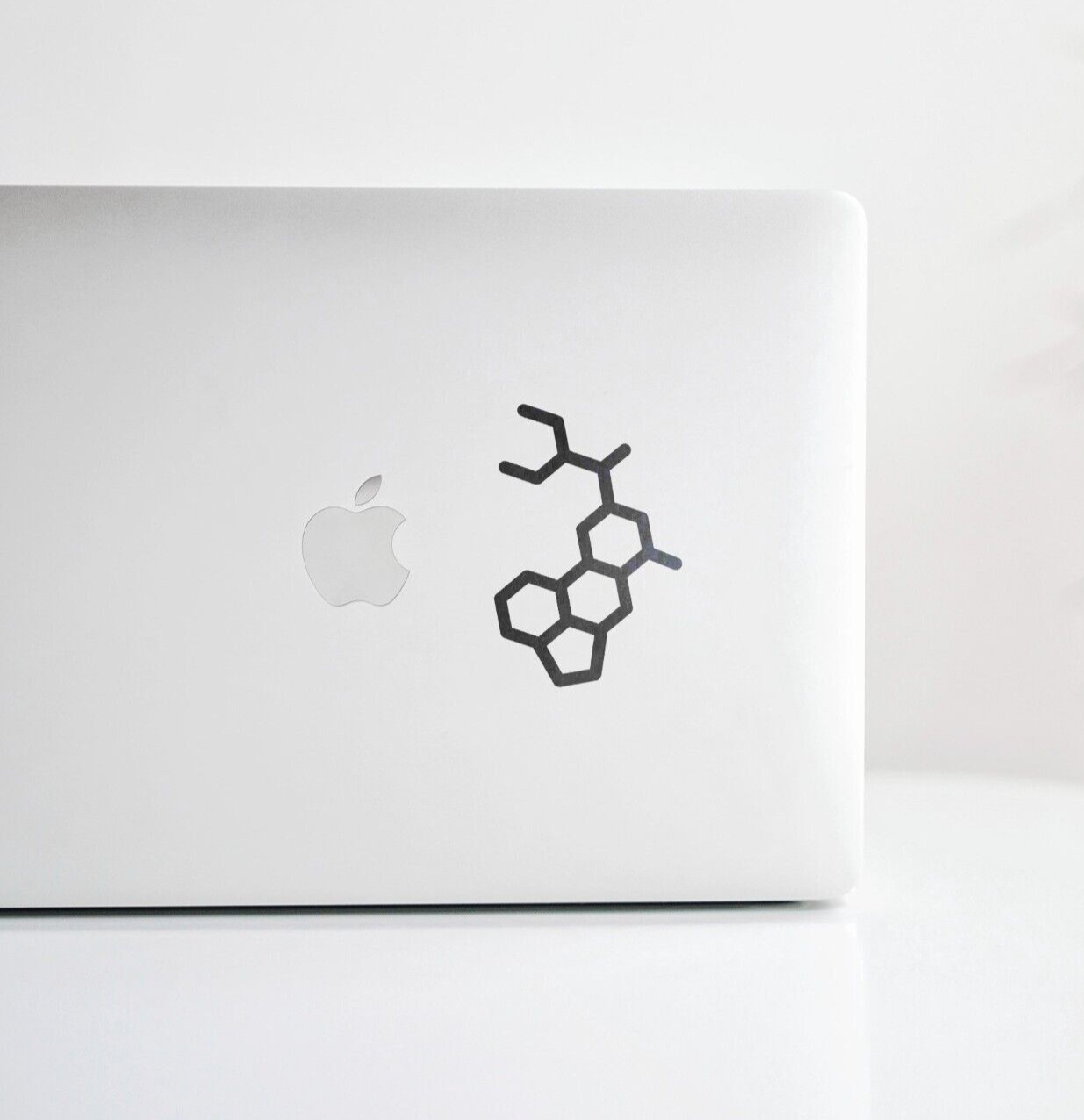 LSD Molecule Vinyl Sticker Psychedelic Trippy Car Decal Hippie Festival Laptop