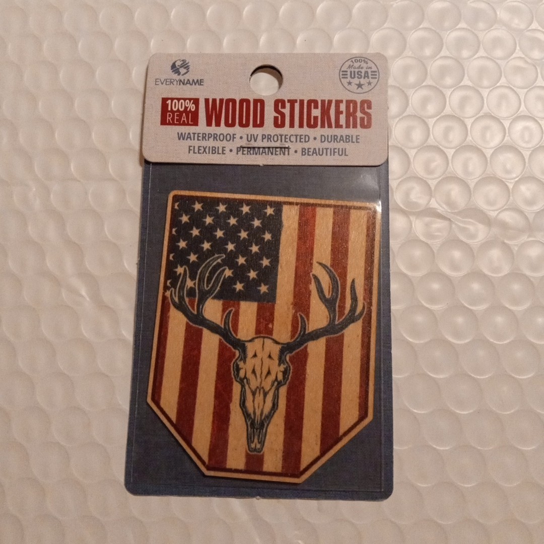 Flexible Wood Sticker Adheres To Flat Or Curved Smooth Surface Waterproof