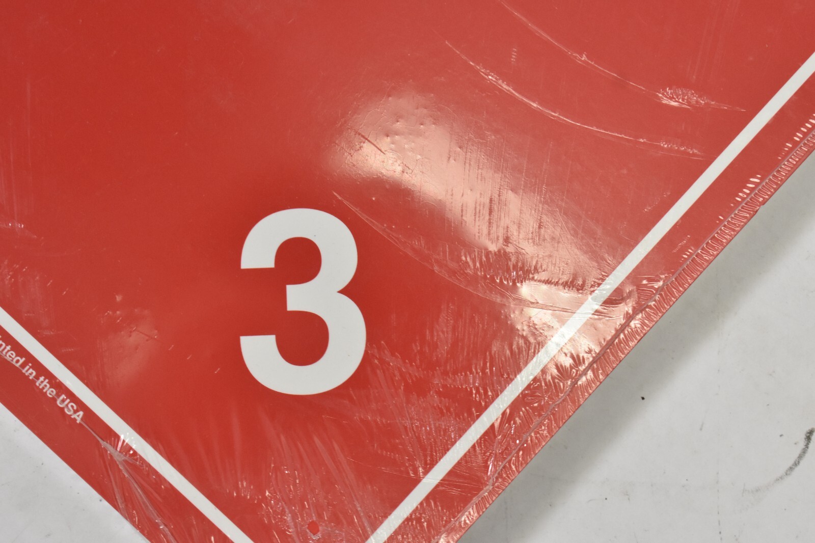 25 Pack Flammable 525 Liquid Packard Removable Vinyl Sign 10-3/4" Safety Sticker
