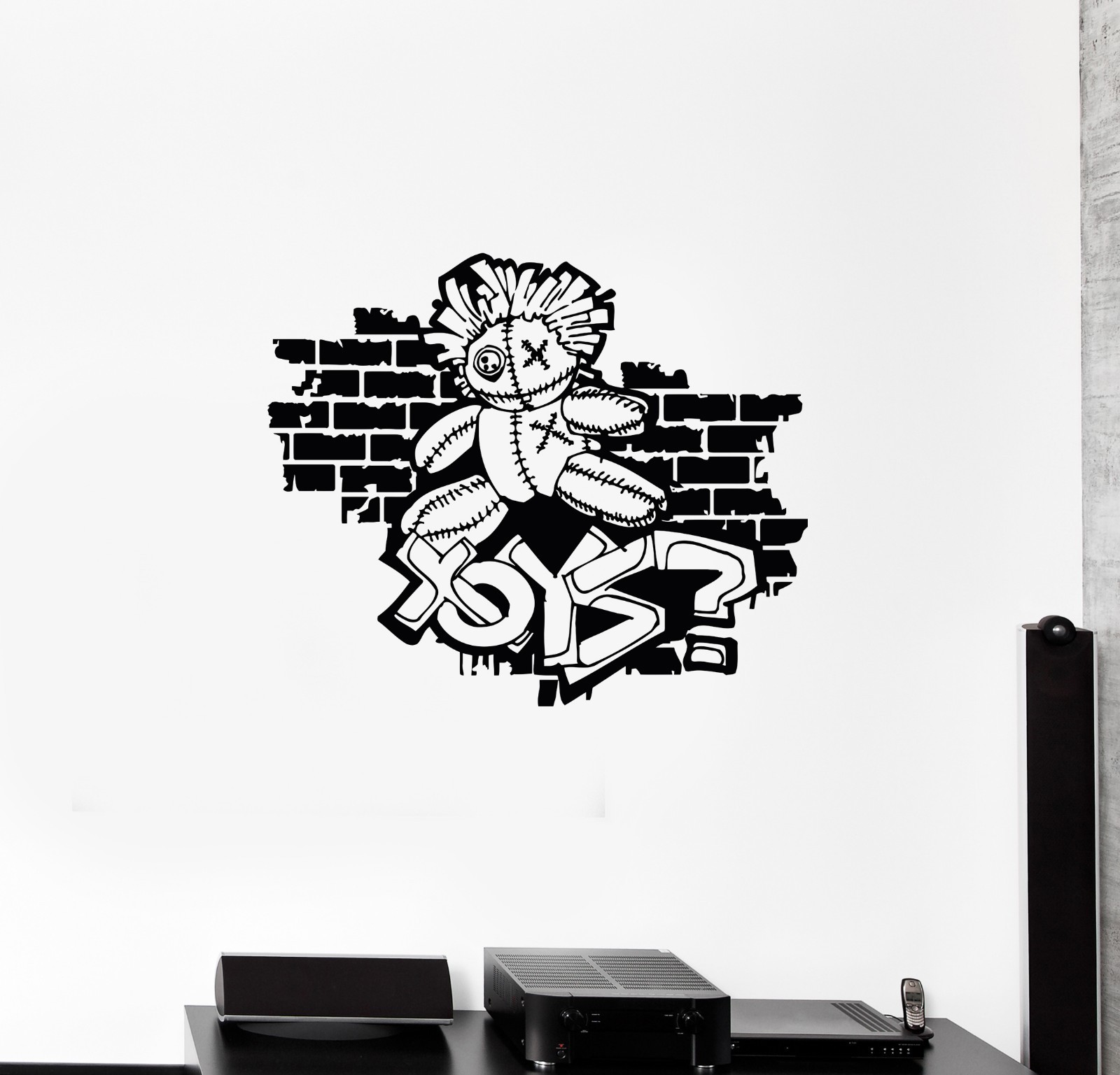Wall Decal Street Art Graffiti Drawing Toys Game Doll Vinyl Sticker (ed942)