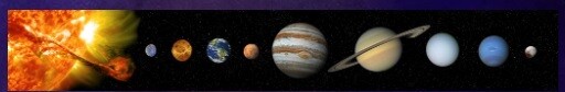 Solar System Wall Mural 42" x 6" Inches (107 x 15 centimeters)~NEW!