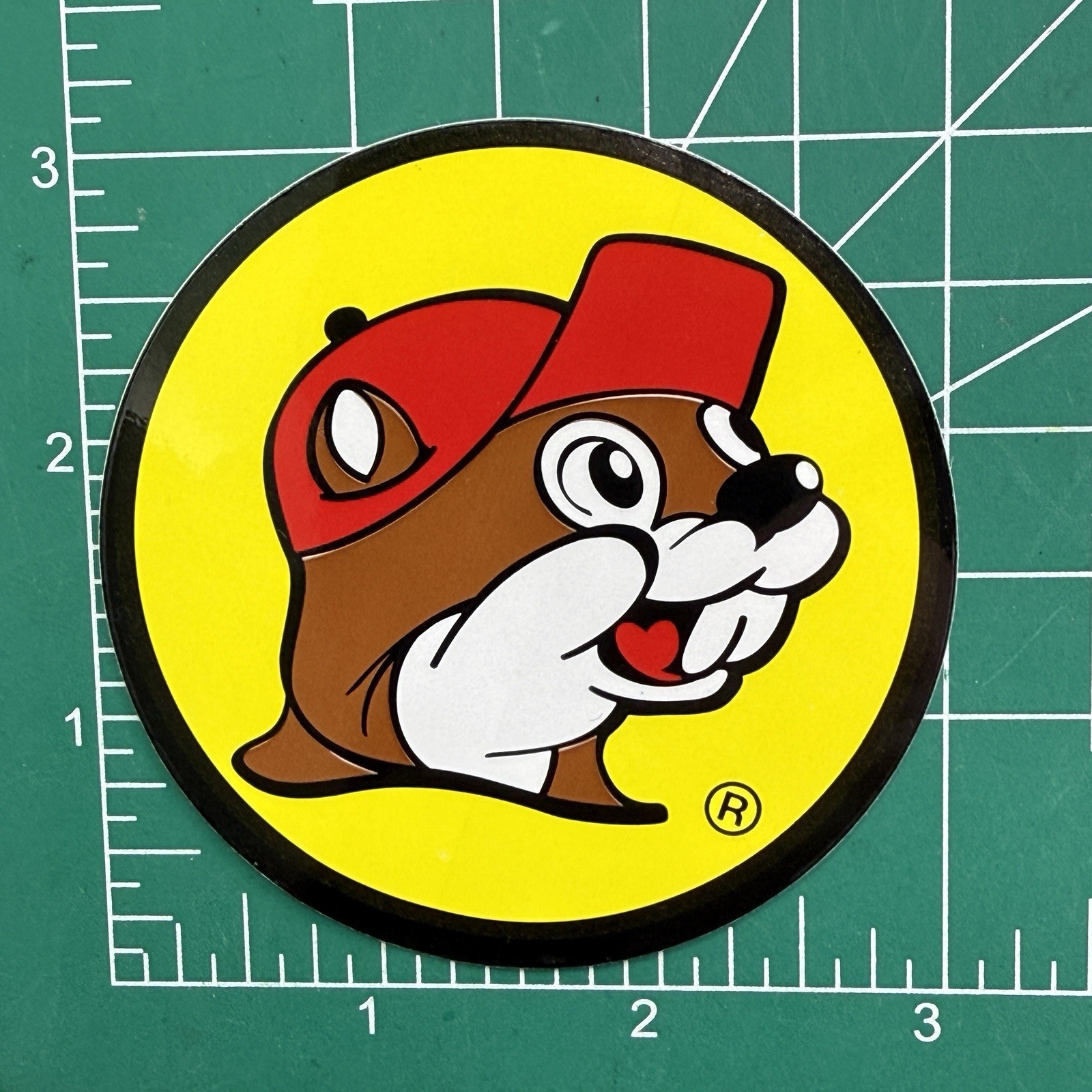 Buc-ee's Bucee’s Decal Sticker Label – 3" Diameter – Beaver – NEW Gas Texas
