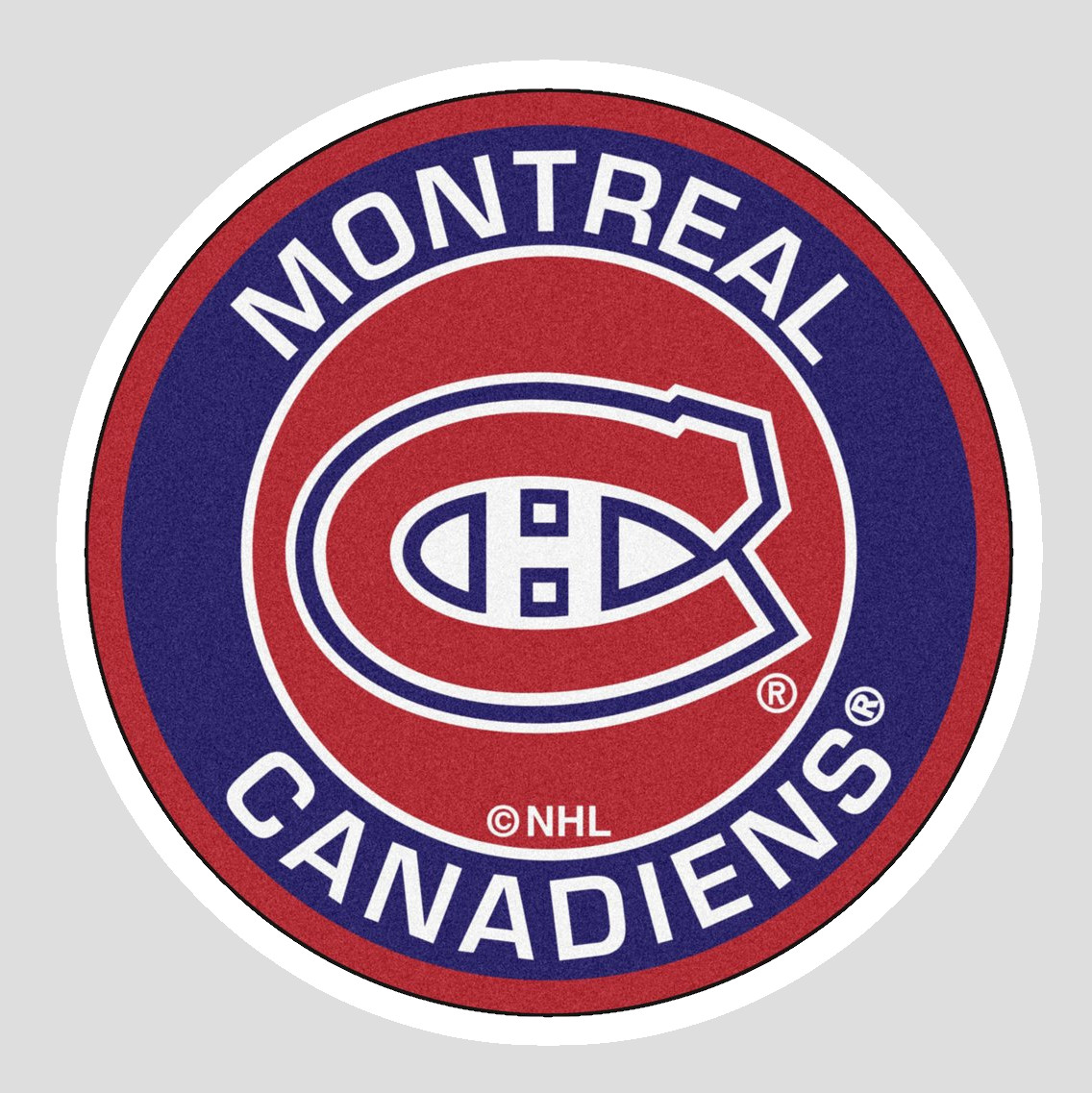 Montreal Red Blue Hockey Weather Resistant Vinyl Sticker/Decal 01