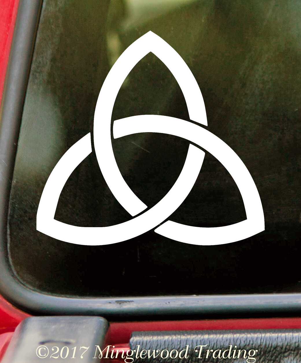 Triquetra Vinyl Decal | Celtic Triqueta Trinity Knot Wiccan Christian | Sticker
