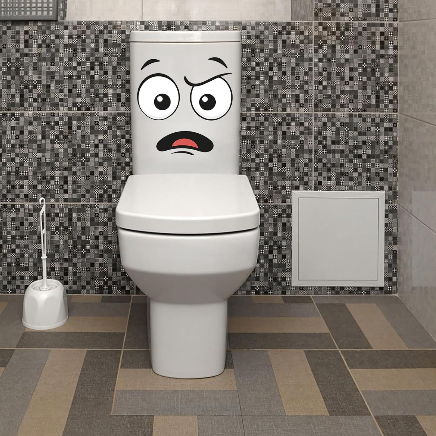 Humorous Trash Can Stickers – Cute Adhesive Decals for Indoor & Outdoor Use