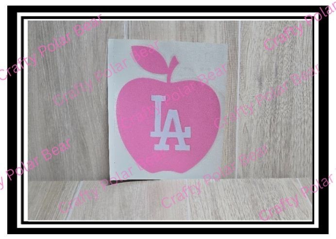 LA Dodgers Vinyl Die Cut Laptop Car Truck SUV Boat Window Decal Sticker Pink