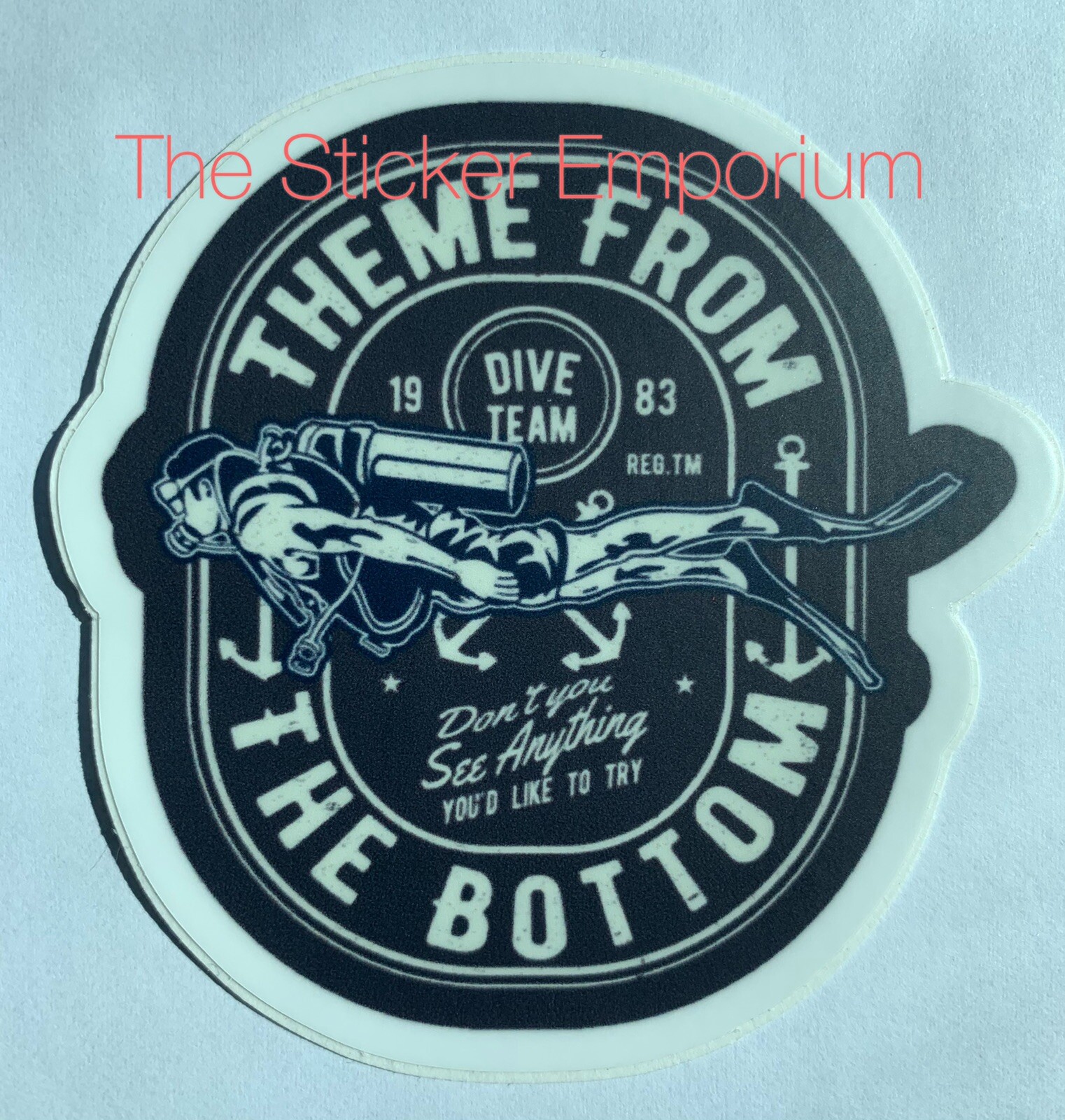 Phish Theme Scuba Dive Team Sticker ~ Water Bottle ~ Laptop Tumbler Vinyl Decal