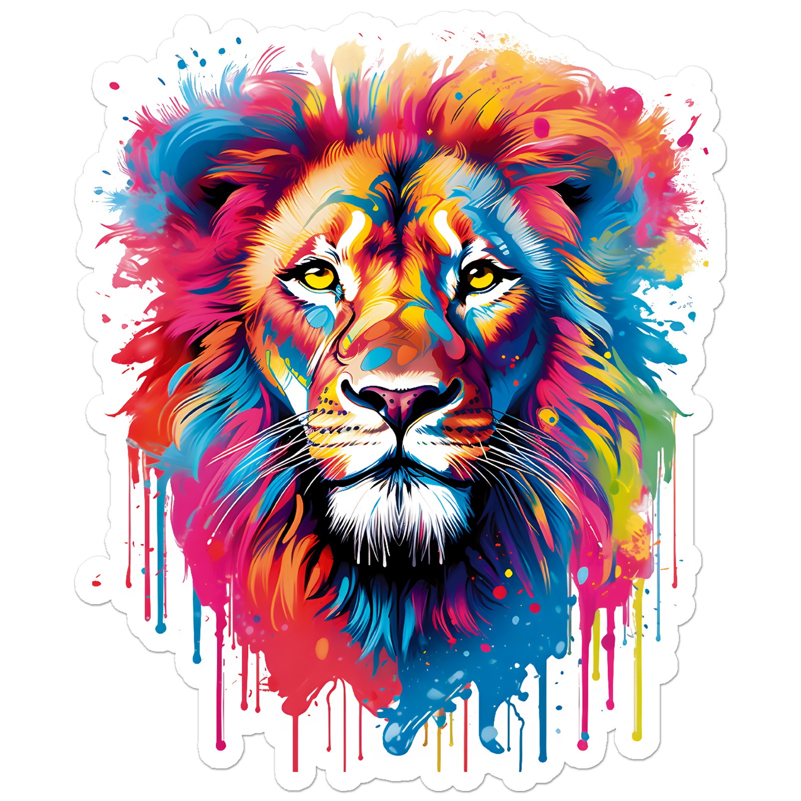 Lion Head – Vinyl Decal Sticker – Car Window Laptop – ebn9929