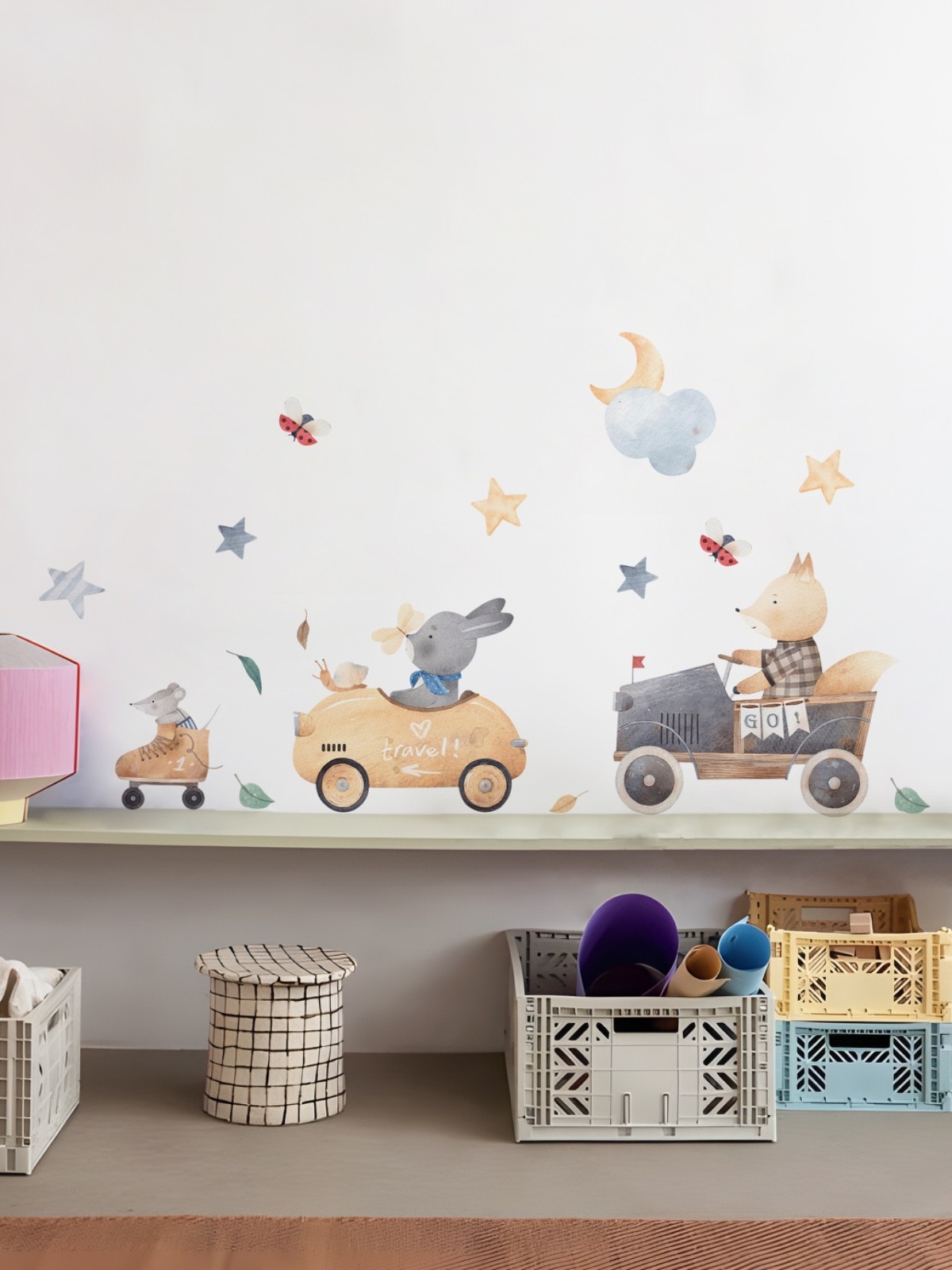 Vinyl Wall Stickers Child's Bedroom Decor Playroom Removeable Reposition Decals