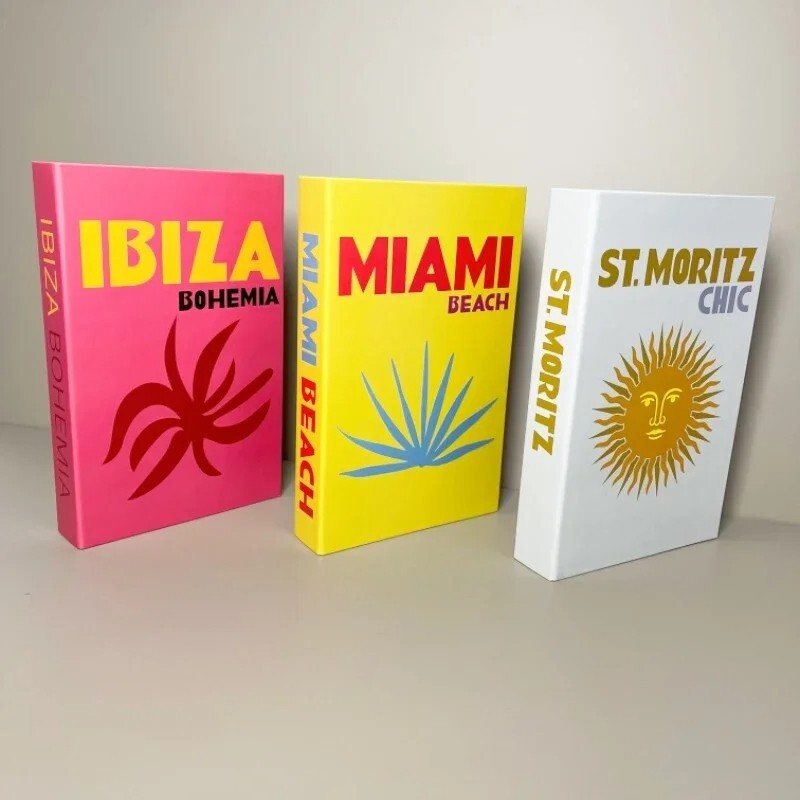 3 Pcs/ Set Of Luxury Decorative Fake Book For Decorations, Multiple Applications